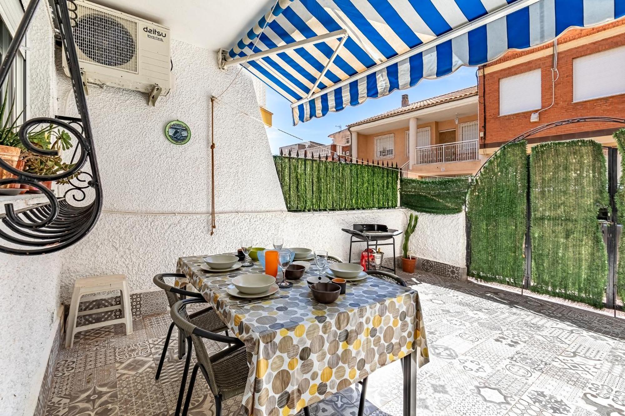 Casa Jansiver - 450M De La Playa, Centrica Pero Tranquila Los Alcázares Dış mekan fotoğraf